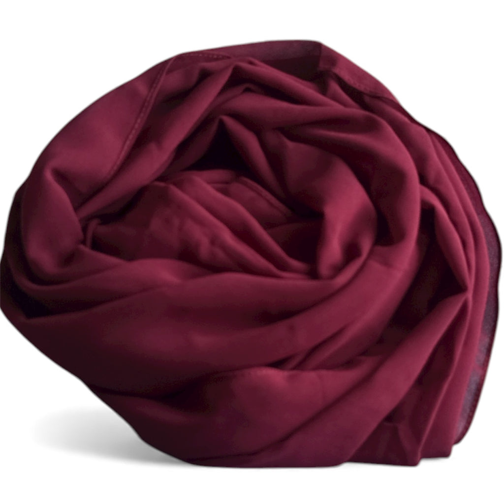 Plain Chiffon Hijab for Women – Lightweight Long Modest Scarf